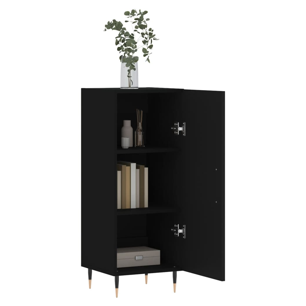 Sideboard Black 34.5x34x90 cm Engineered Wood