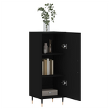 Sideboard Black 34.5x34x90 cm Engineered Wood