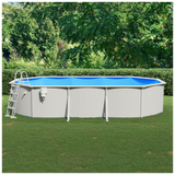 Swimming Pool with Safety Ladder 610x360x120 cm