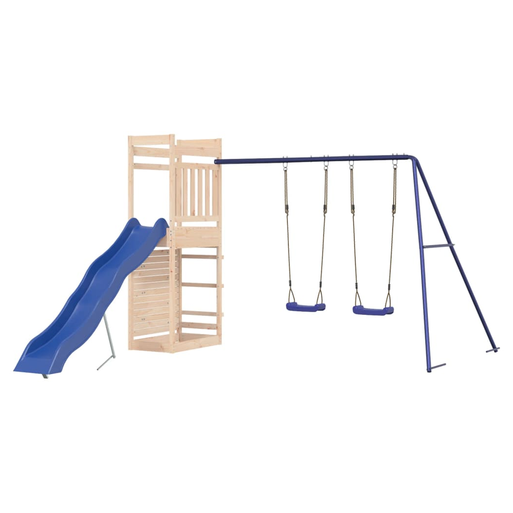 Outdoor Playset Solid Wood Pine