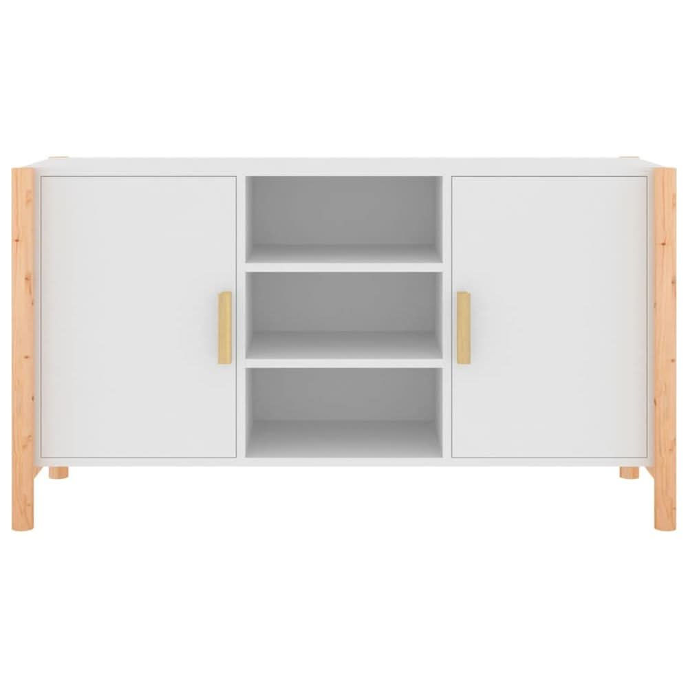 Sideboard White 107x38x60 cm Engineered Wood