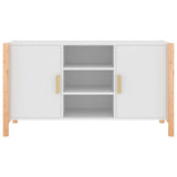 Sideboard White 107x38x60 cm Engineered Wood