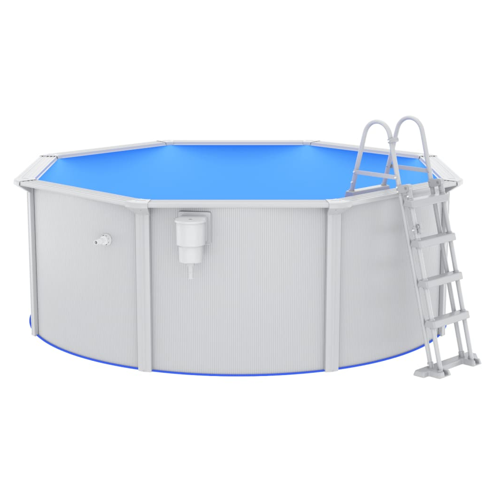 Swimming Pool with Safety Ladder 360x120 cm