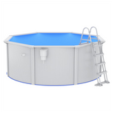 Swimming Pool with Safety Ladder 360x120 cm