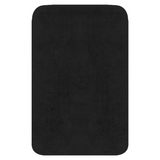 Bathroom Mat Set 3 Pieces Fabric Anthracite