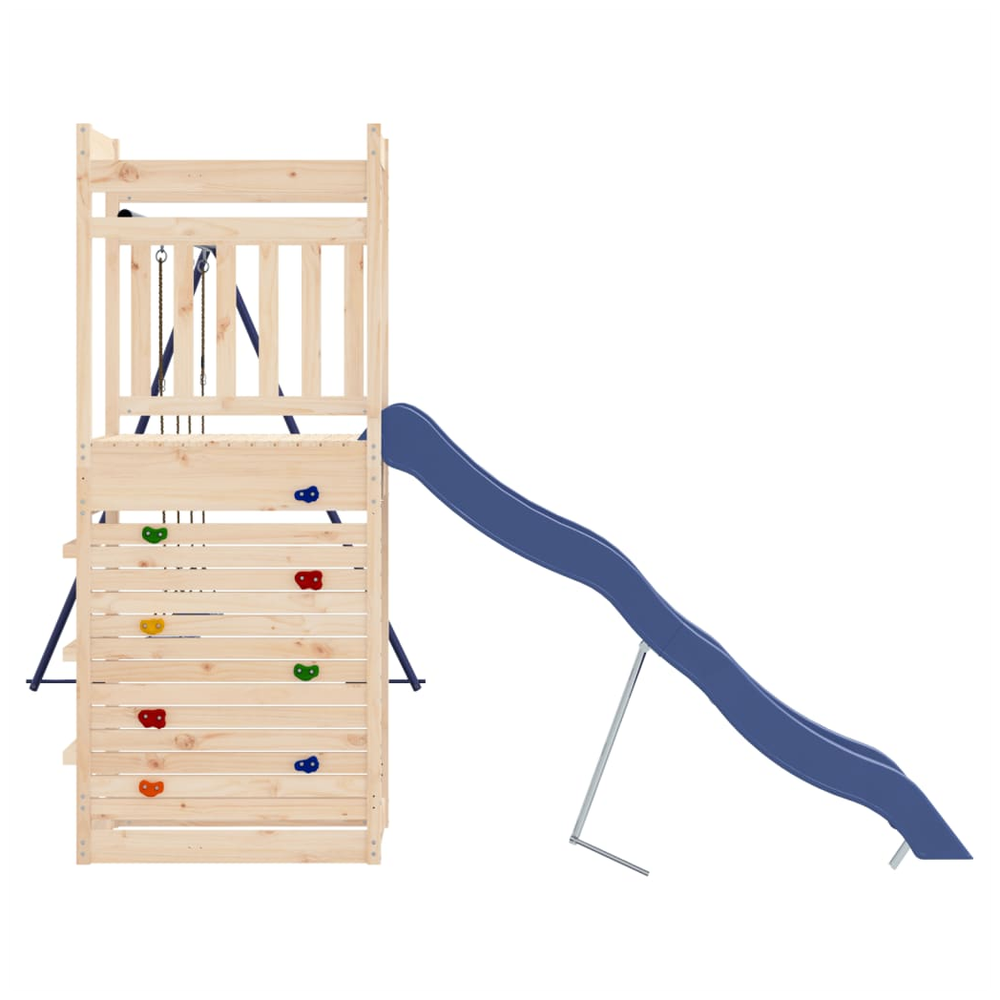 Outdoor Playset Solid Wood Pine