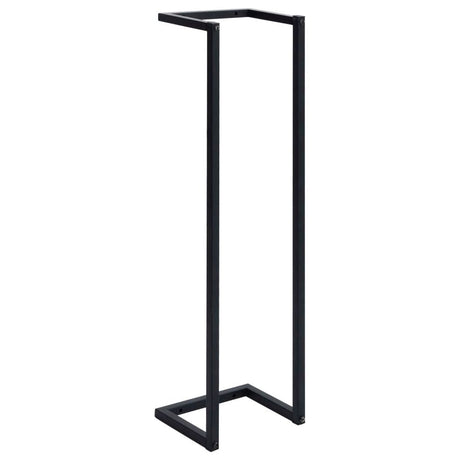 Wall Towel Rack Black & White Iron