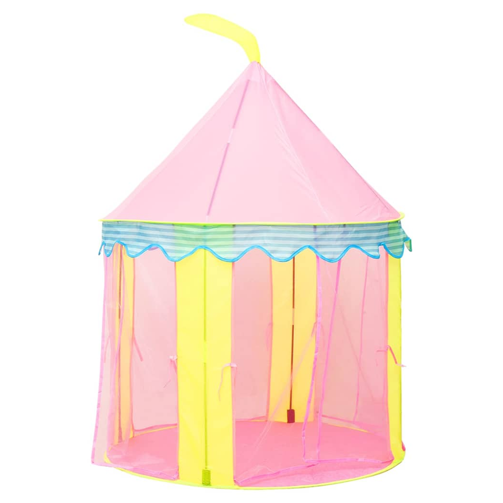 Children Play Tent with 250 Balls Pink 100x100x127 cm