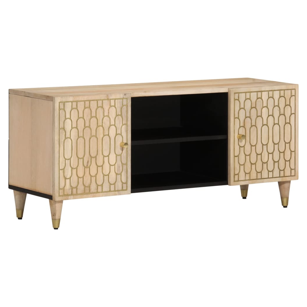 TV Cabinet 105x33x46 cm Solid Wood Mango