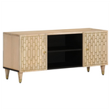 TV Cabinet 105x33x46 cm Solid Wood Mango