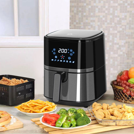 Air Fryer 4.5L 1500W with Digital Display Rapid Air Circulation Timer