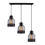 3 Way Ceiling Bird Cage Hanging Pendant Light Fixture ~4800-3