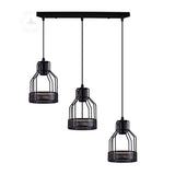 3 Way Ceiling Bird Cage Hanging Pendant Light Fixture ~4800-5