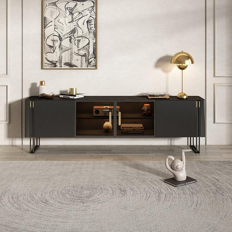 Bblythe Nesting Coffee Table, TV Stand, Black | Weilai Concept